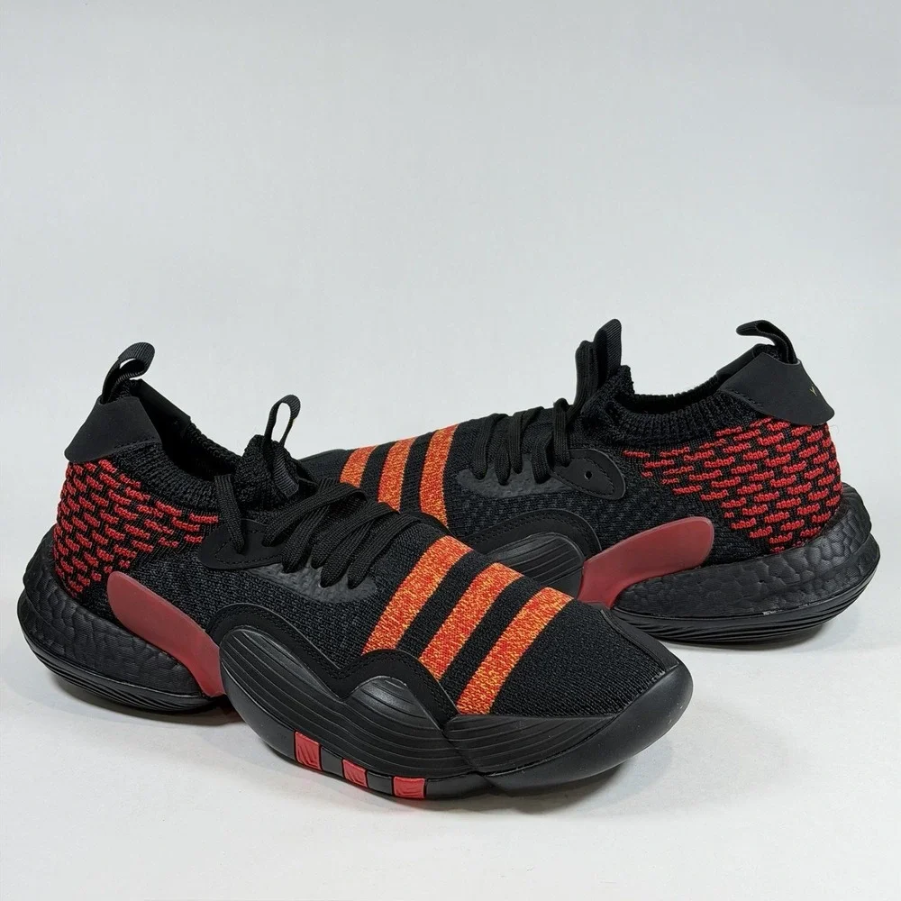 Adidas Mens-9‎ Womens-10 Trae Young 2.0 Basketball Shoes Sneakers Hawk Black Red